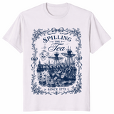 Spilling The Tea Since 1773 shirt in ice grey