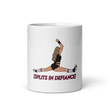 Splits in defiance mug, 15oz size