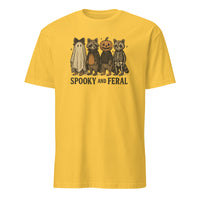 Spooky and Feral Raccoon Shirt – Funny Halloween Vintage Fall Tee | Cuccico | Cuccico
