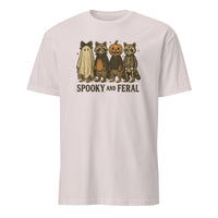 Spooky and Feral Raccoon Shirt – Funny Halloween Vintage Fall Tee | Cuccico | Cuccico