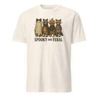 Spooky and Feral Raccoon Shirt – Funny Halloween Vintage Fall Tee | Cuccico | Cuccico