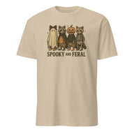 Spooky and Feral Raccoon Shirt – Funny Halloween Vintage Fall Tee | Cuccico | Cuccico