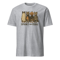 Spooky and Feral Raccoon Shirt – Funny Halloween Vintage Fall Tee | Cuccico | Cuccico