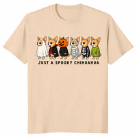 Spooky chihuahua shirt sand