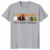 Spooky chihuahua shirt sport grey