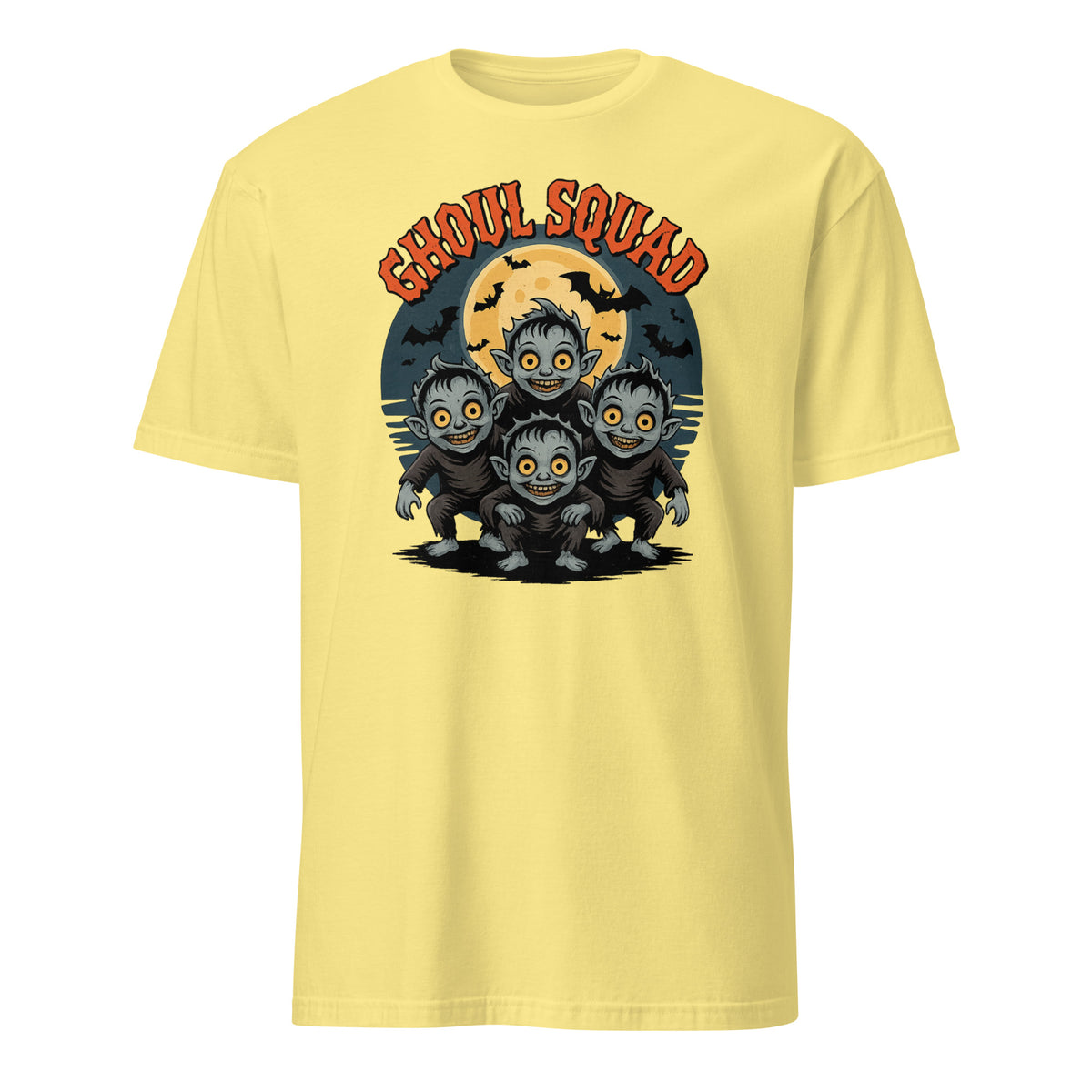 Cuccico Family Halloween Shirt Ghoul Squad design in Cornsilk