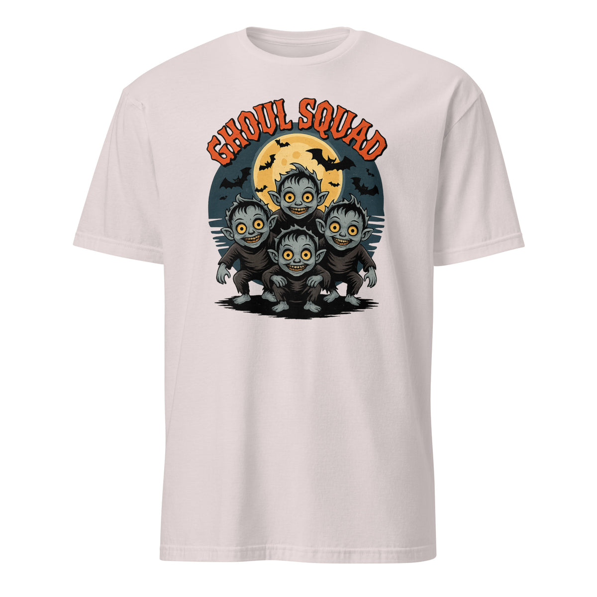 Cuccico Spooky Halloween Shirt Ghoul Squad print in Ice Grey