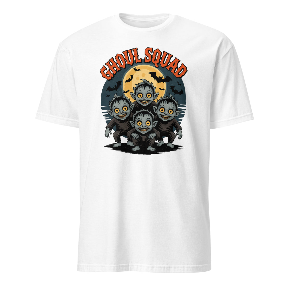 Cuccico Family Halloween Shirt Ghoul Squad design in White