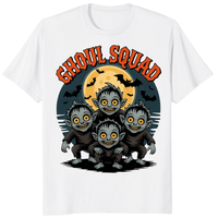 Cuccico Family Halloween Shirt Ghoul Squad design in White