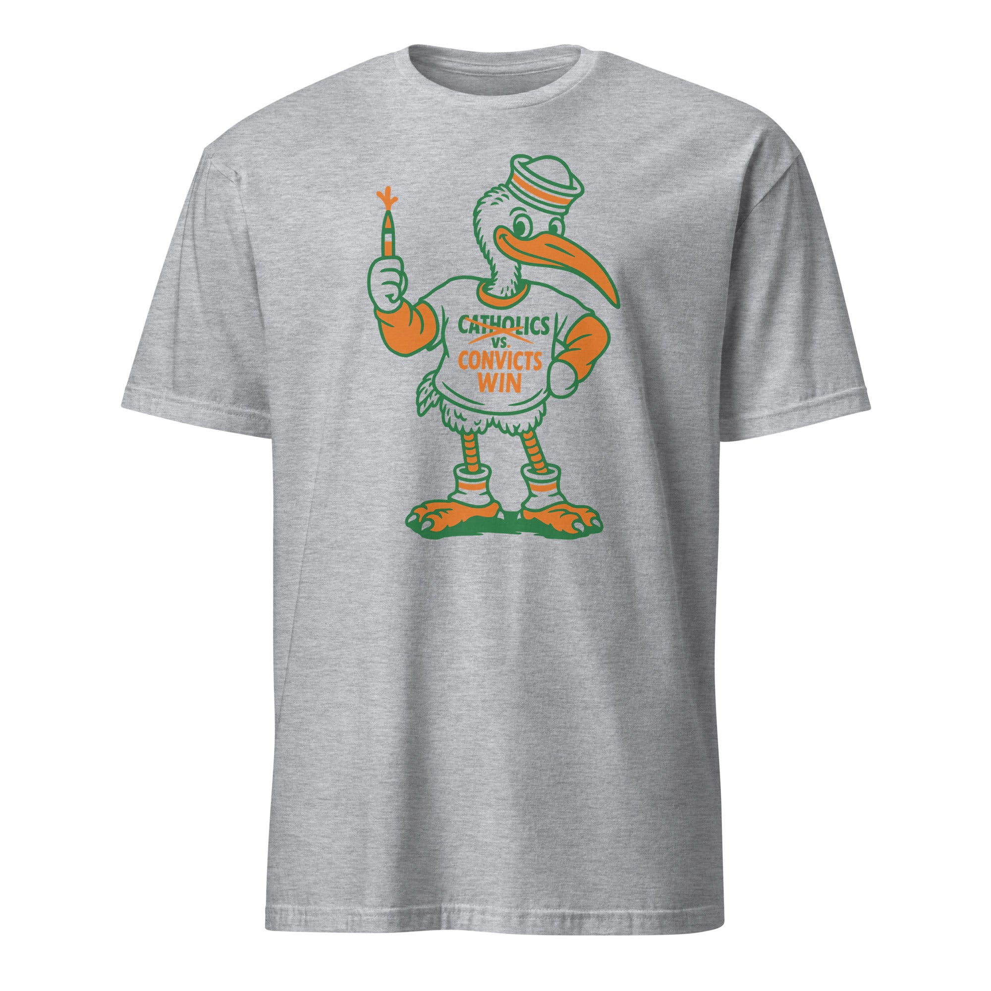 Convicts Win Tee in Sport Grey – Barstool T-Shirt by Cuccico