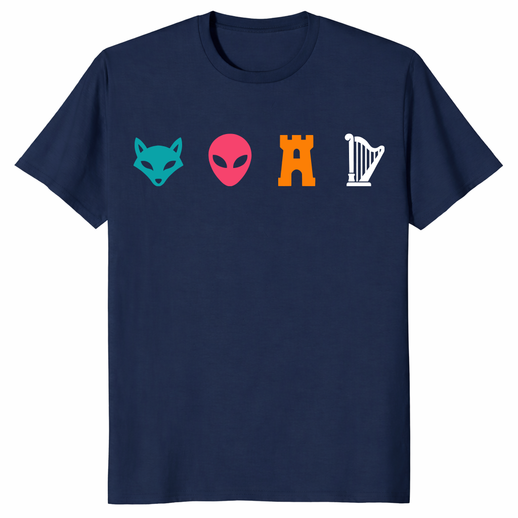 Funny Spurs Fox Alien Castle Harper T-Shirt | Cuccico