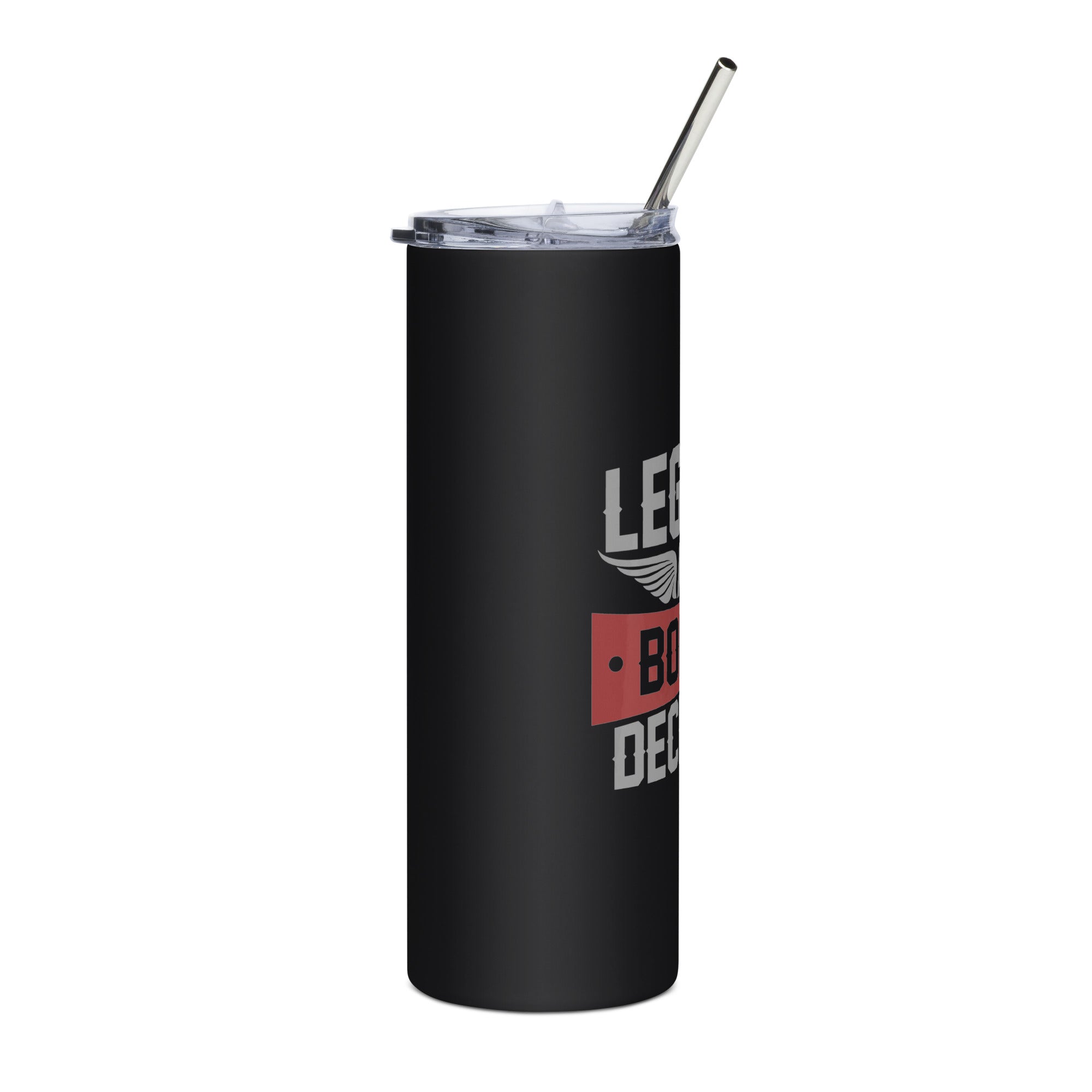Legends are born in December Stainless steel tumbler - Cuccico Design