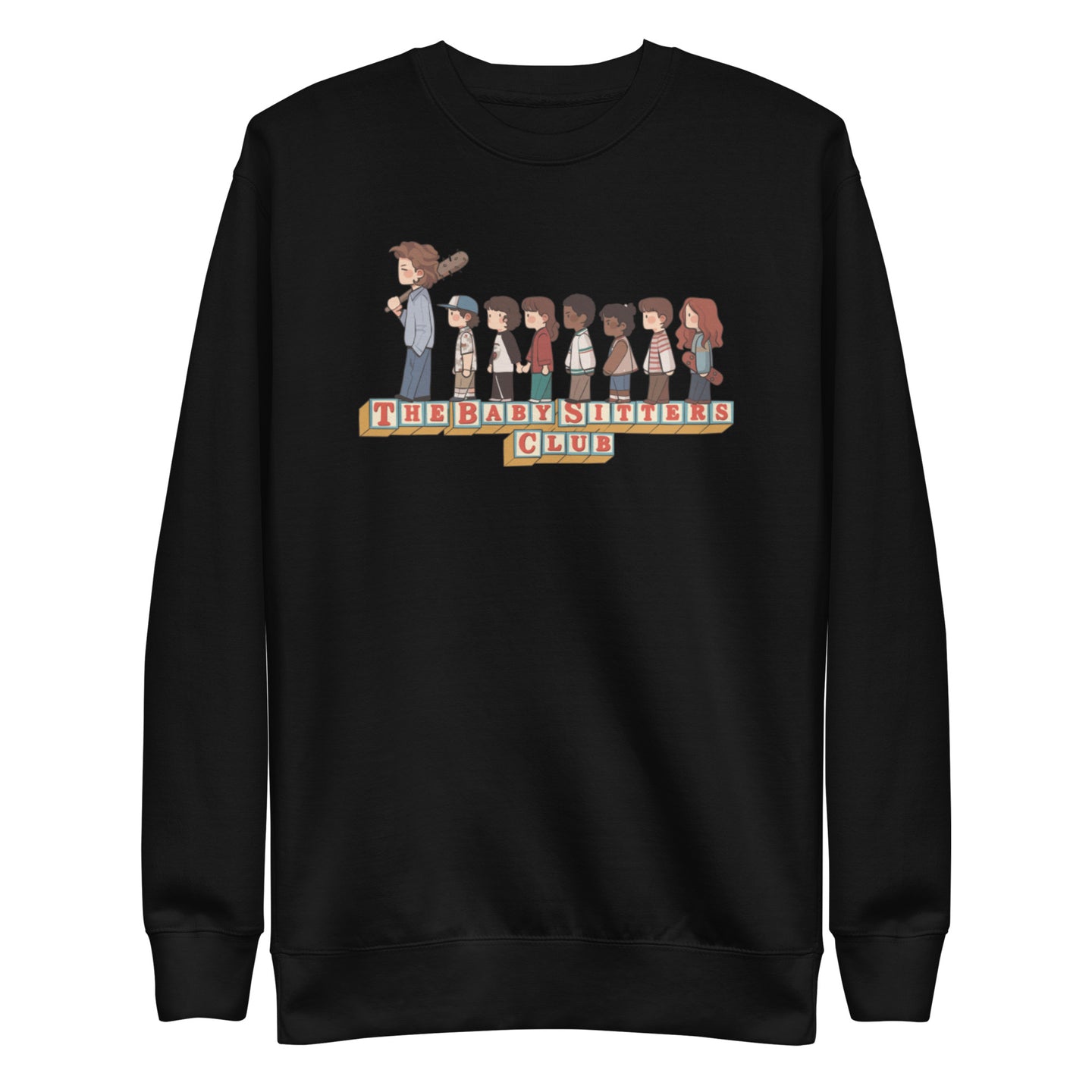 Steve Harrington Babysitter Parody Sweatshirt by Cuccico – Hawkins Baby Sitters Club Retro Hoodie