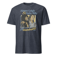 Still Misbehavin Tour 1989 T-Shirt featuring Baby Billy Aimee Leigh by Cuccico in heather navy