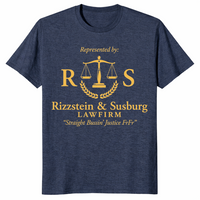 Straight Bussin Justice shirt in dark heather grey
