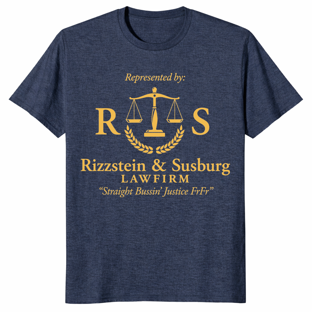 Straight Bussin Justice shirt in dark heather grey
