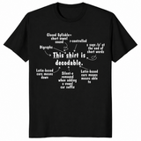 This Shirt is Decodable Structured Literacy Reading Teacher Tee | Cuccico