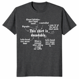 This Shirt is Decodable Structured Literacy Reading Teacher Tee | Cuccico