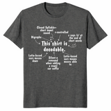 This Shirt is Decodable Structured Literacy Reading Teacher Tee | Cuccico