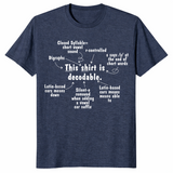 This Shirt is Decodable Structured Literacy Reading Teacher Tee | Cuccico