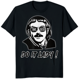 Success Do It Lady Chit Retro Funny Meme T-Shirt in Black