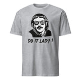 Success Do It Lady Chit Retro Funny Meme T-Shirt in Sport Grey