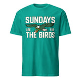 Sundays Are for the Birds Philadelphia Kids T-Shirt in jade dome green by Cuccico