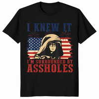 I Knew It Surrounded By Assholes Parody Shirt | Cuccico