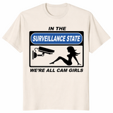 Surveillance state shirt natural