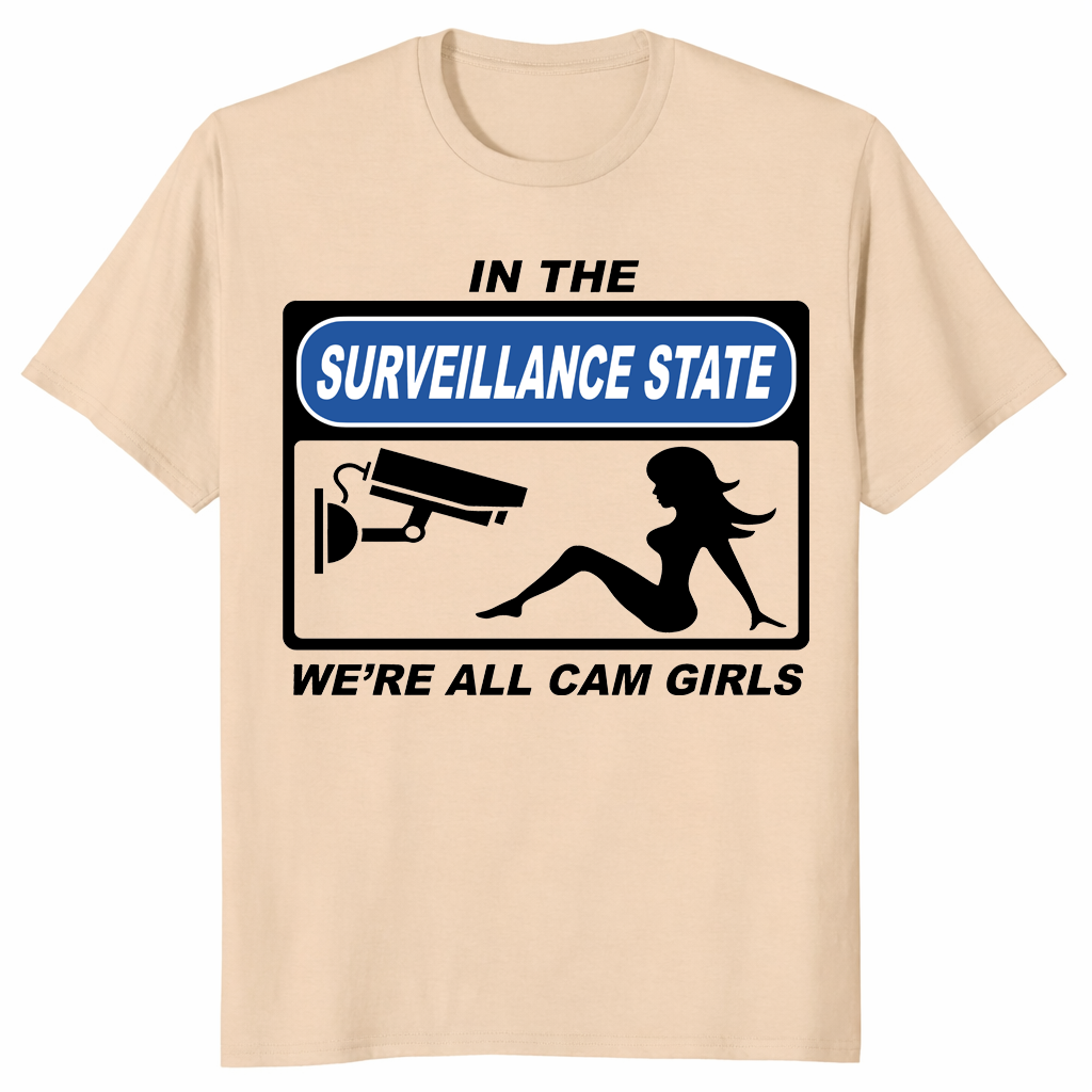 Surveillance state shirt sand