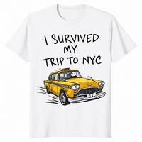 I Survived My Trip To NYC Yellow Taxi Souvenir T-Shirt | Cuccico
