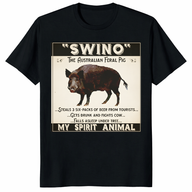 Swino The Australian Feral Pig Shirt trending design shirt