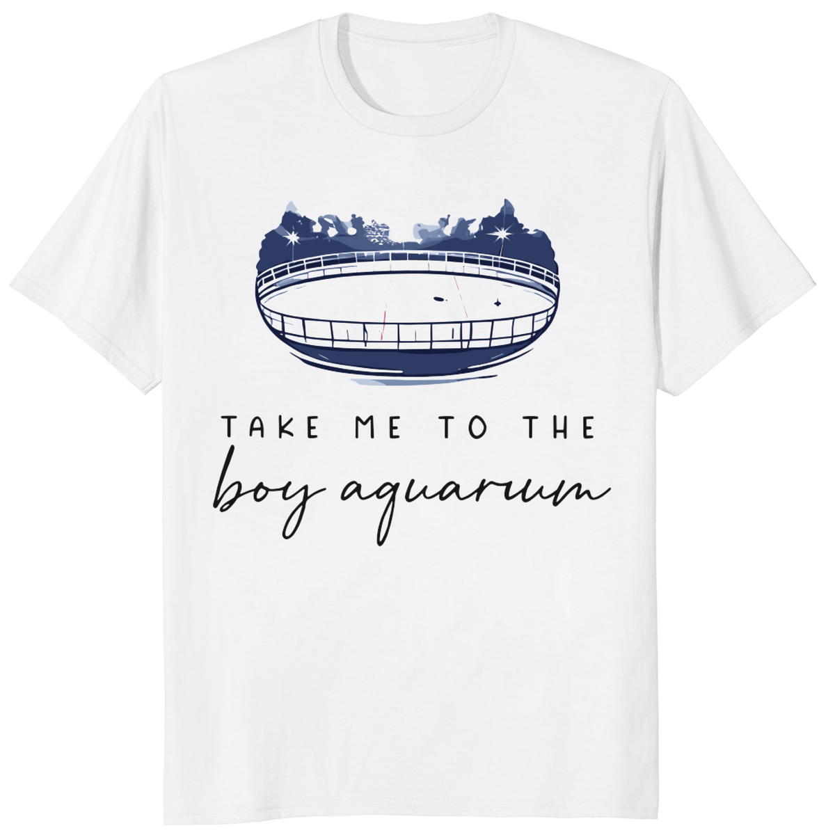 Take Me To The Boy Aquarium T-Shirt – Funny Hockey Lover Hockey Shirt | Cuccico