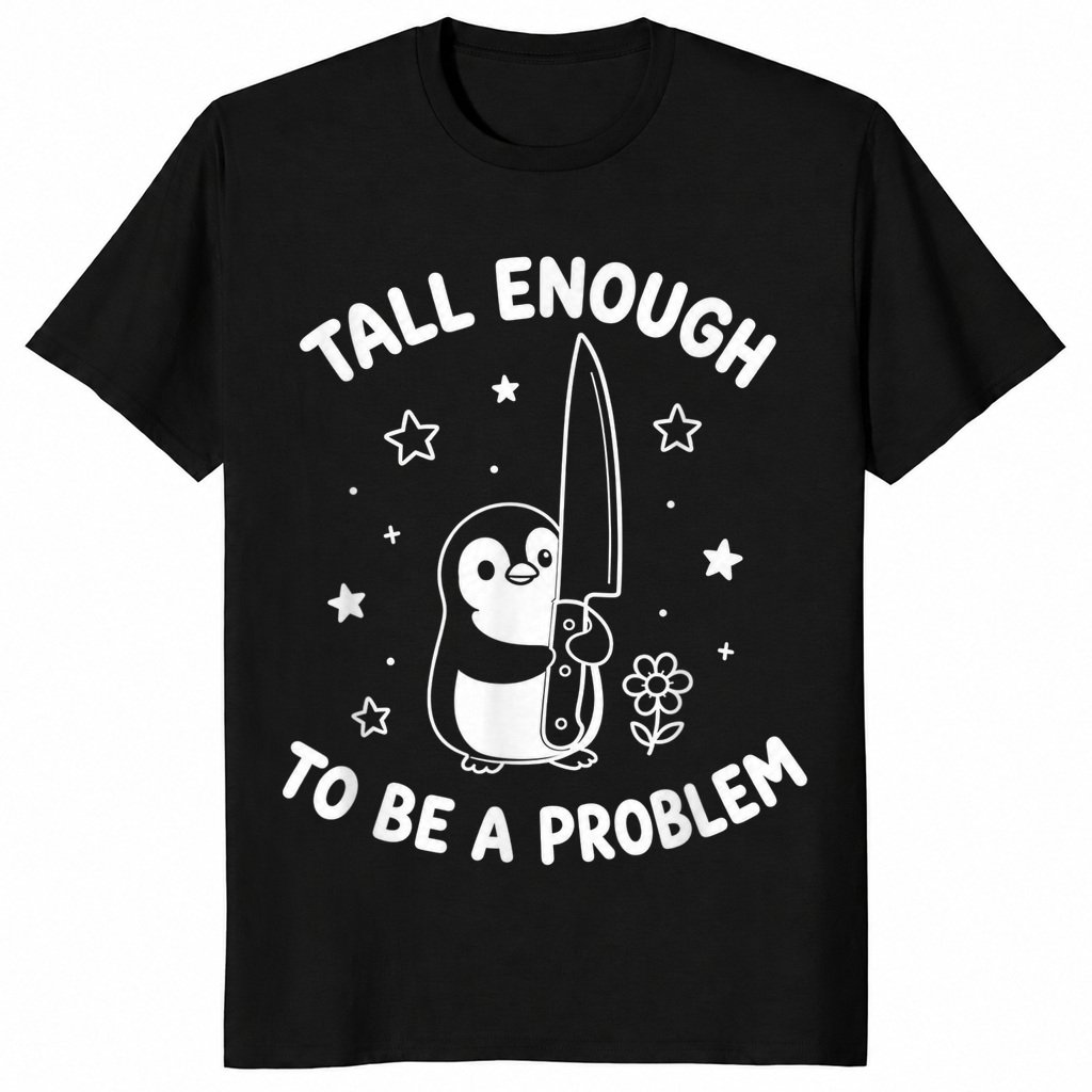Tall enough to be a problem shirt black