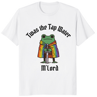 Tap water frog pride shirt in white