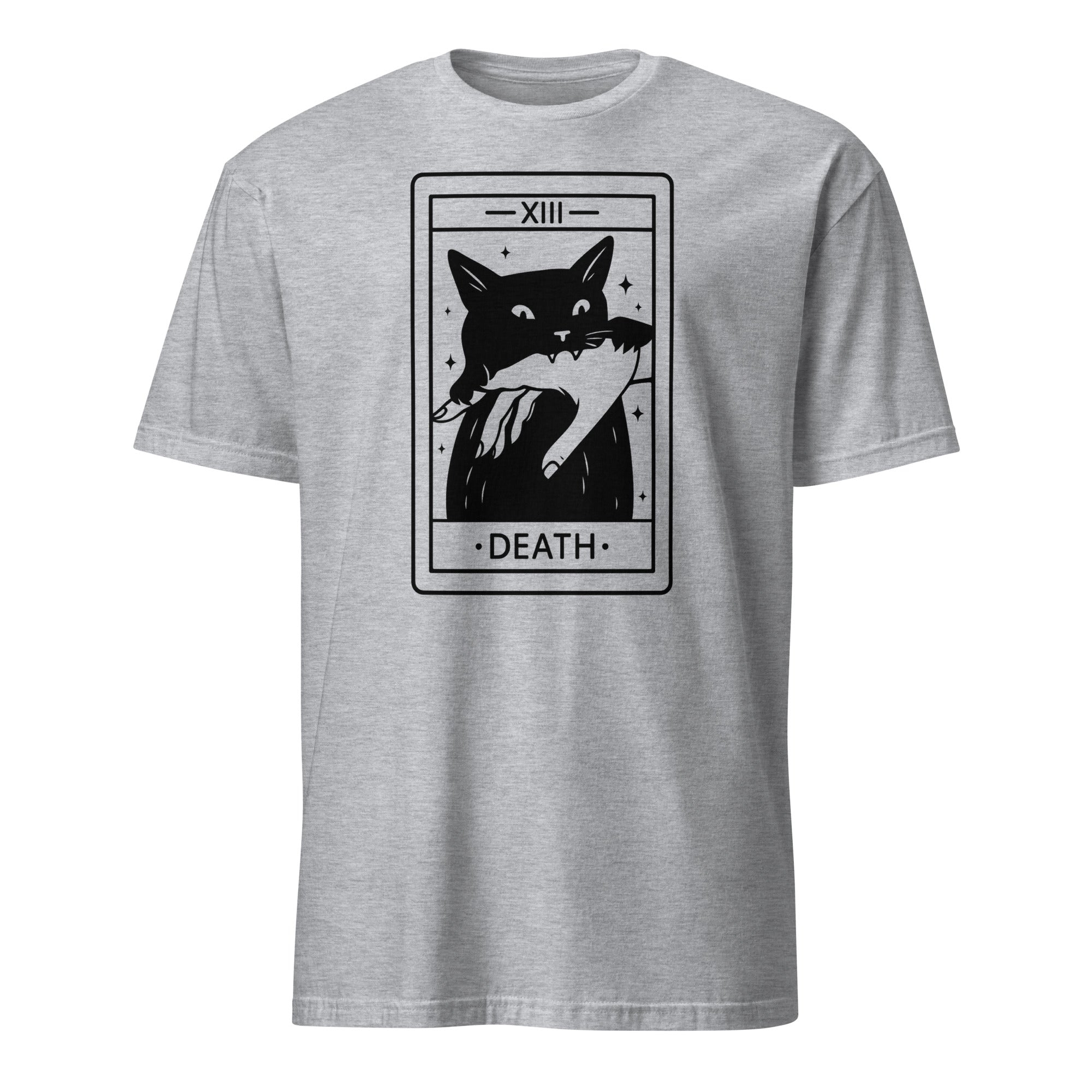 Tarot Card Black Cat Shirt in Sport Grey by Cuccico