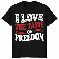 Taste of Freedom Couple Shirt | Bold 4th of July Matching Tee | Cuccico