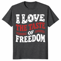 Taste of Freedom Couple Shirt | Bold 4th of July Matching Tee | Cuccico