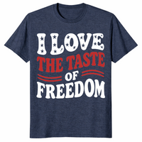 Taste of Freedom Couple Shirt | Bold 4th of July Matching Tee | Cuccico