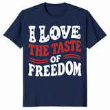 Taste of Freedom Couple Shirt | Bold 4th of July Matching Tee | Cuccico