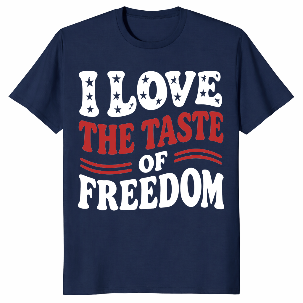 Taste of Freedom Couple Shirt | Bold 4th of July Matching Tee | Cuccico