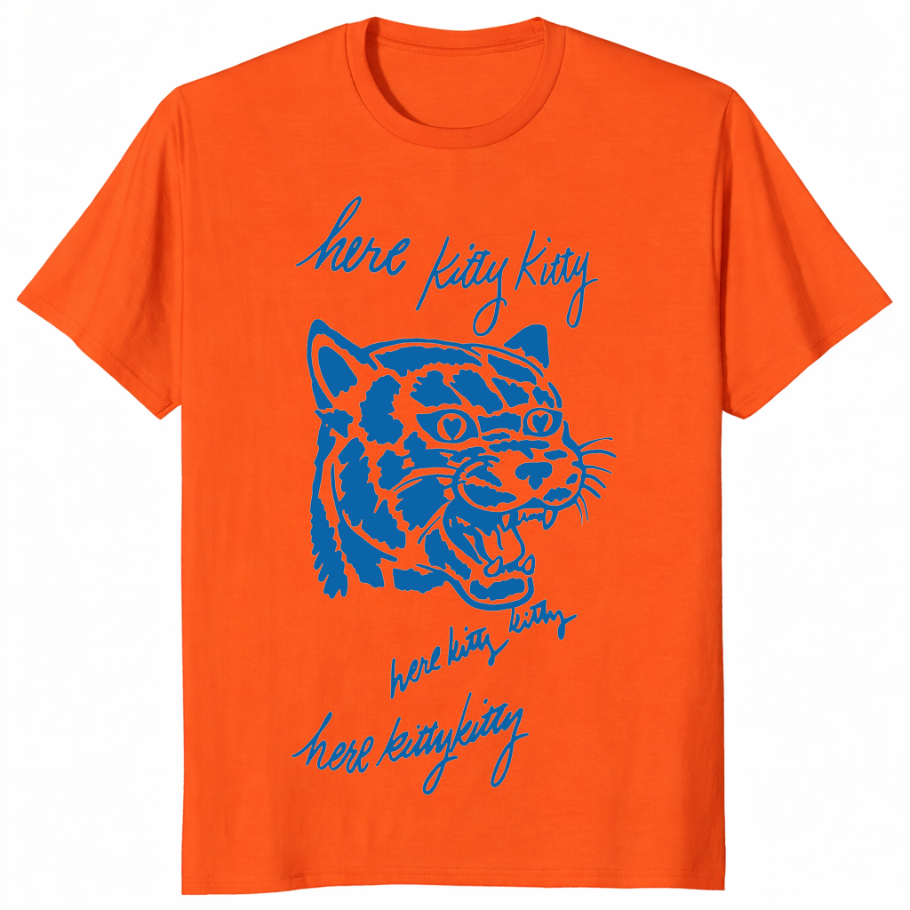 The End of an Era Taylor Swift orange kitty tee by Cuccico – funny ginger cat t-shirt for cat lovers
