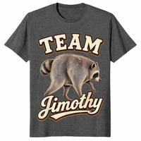 Viral Meme Raccoon Team Jimothy Seattle Funny T-Shirt | Cuccico