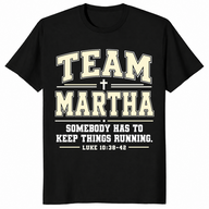 Team Martha shirt in black