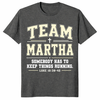 Team Martha shirt in dark heather