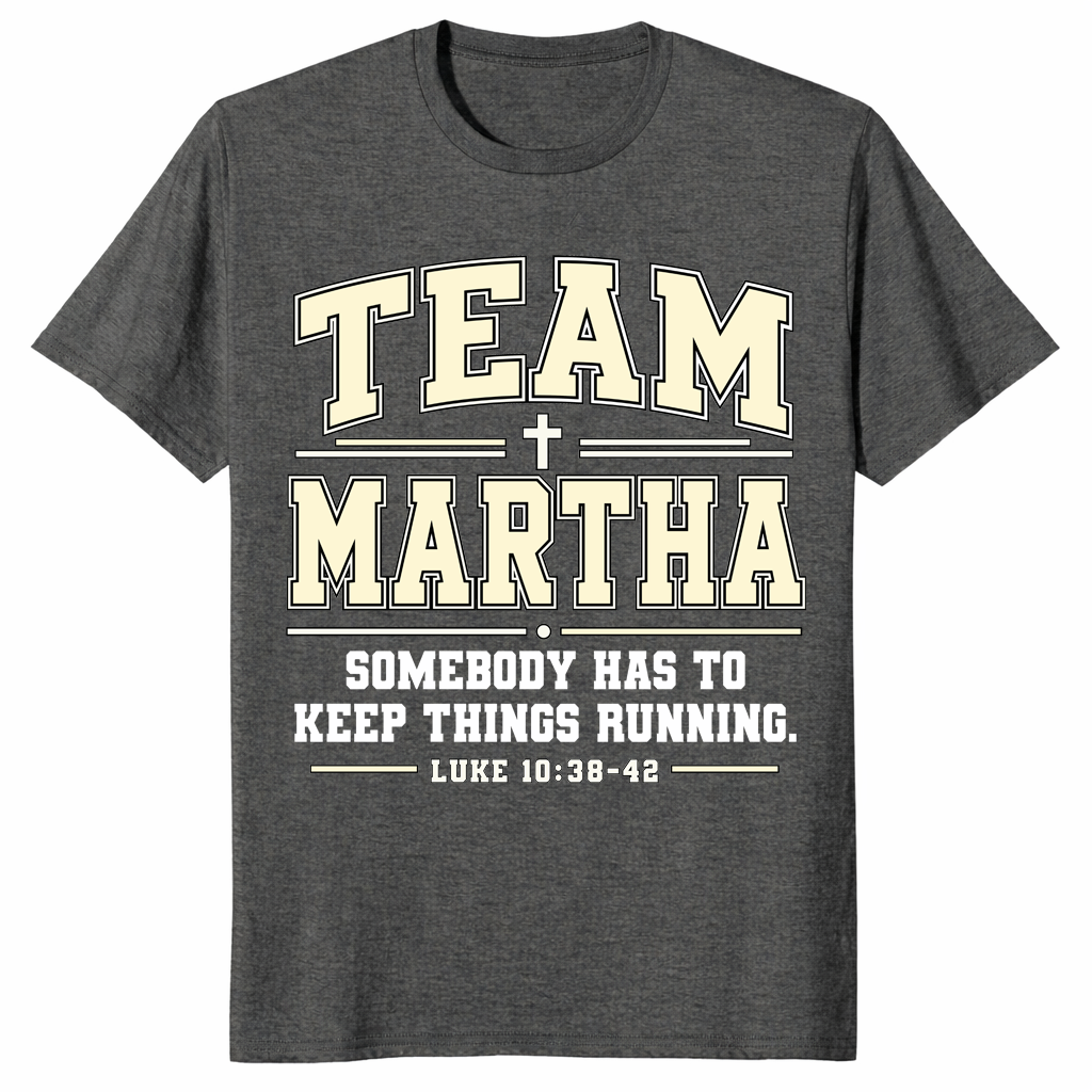 Team Martha shirt in dark heather