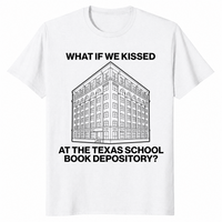 What If We Kissed At The Texas School Book Depository Funny Shirt | Cuccico