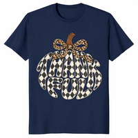Thankful pumpkin shirt in Navy