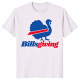 Thanksgiving football shirt in ice grey