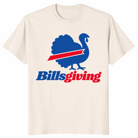 Thanksgiving football shirt in natural